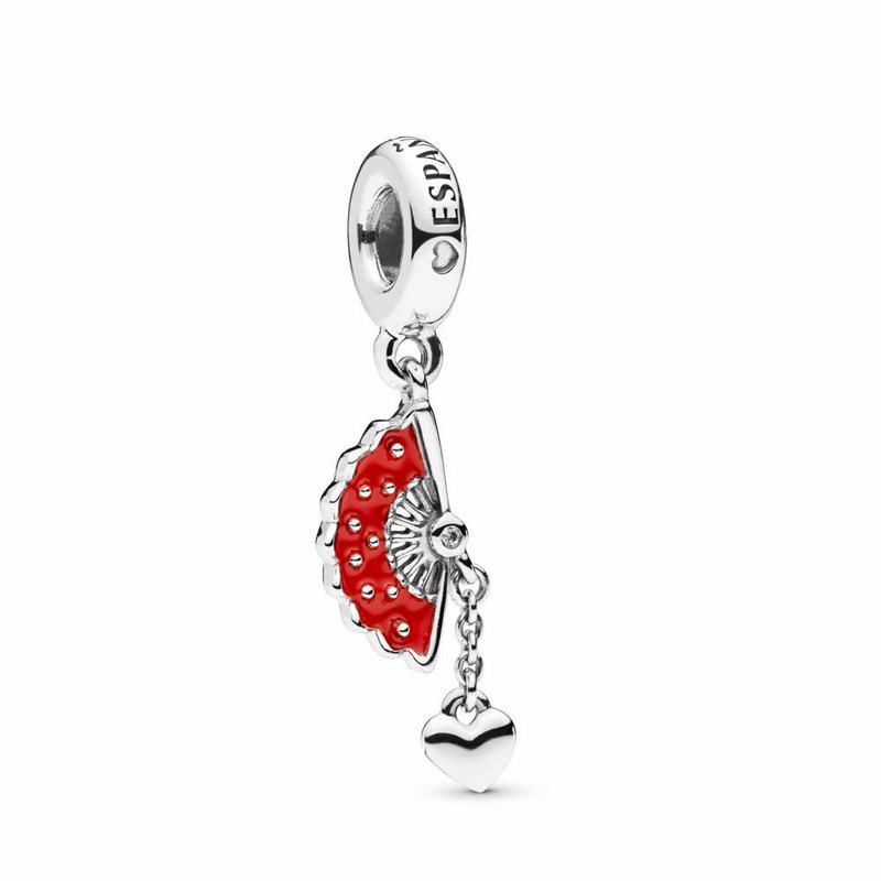 Pandora Australia Spanish Fan Dangle Charm - Sterling Silver | QUWRIA270